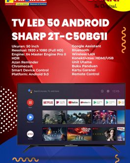 TV LED 50 ANDROID SHARP 2T-C50BG1I